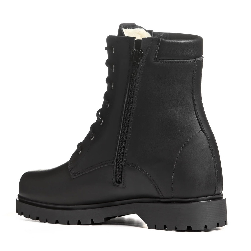 Anfibio Kiara Leather Wool-Lined Winter Boots Size 9 - Picture 2 of 12